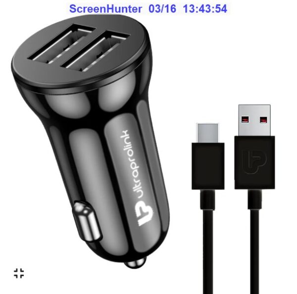 ULTRAPROLINK USB CAR CHARGER UM1144C 12W