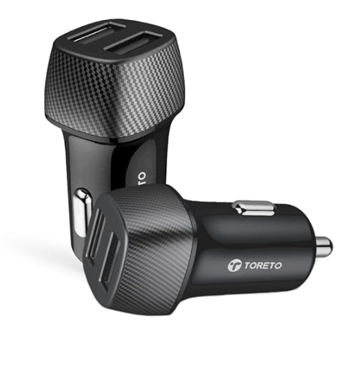 TORETO TOR-425 PLUSH FAST CAR CHARGER 3.1A TYPE-C CABLE