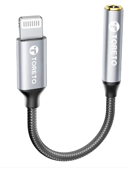 TORETO CONNECT 3 LIGHTNING TO 3.5MM CONNECTOR TOR-906