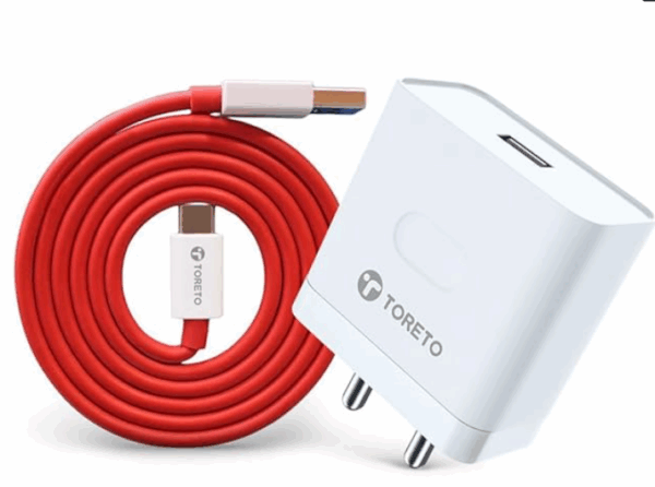 TORETO ZEST GO WITH 100WATT USB TO TYPE C CABLED