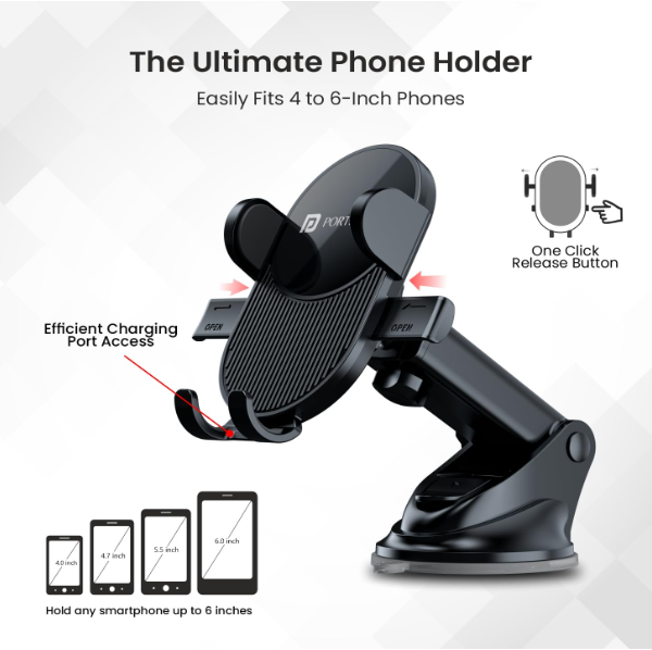 PORTRONICS CLAMP M3 UNIVERSAL MOBILE HOLDER