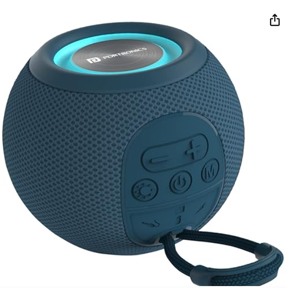 PORTRONICS RESOUND 5WATT WIRELESS SPEAKER WITH FM RADIO