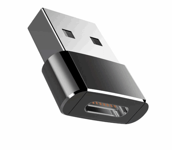 USB C Type C Adapter Plug, Type C Female to USB A Male Charger Charging Cable Adapter Converter
