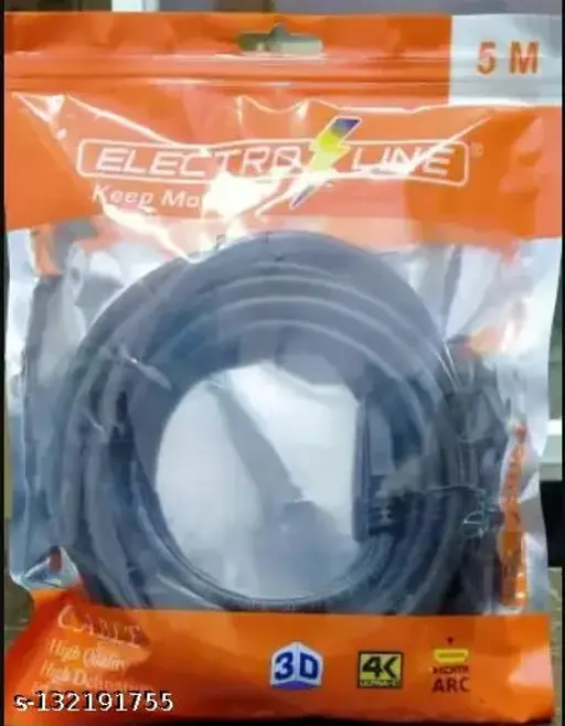 Electroline HDMI Cable 5 Meter High Speed 4K 1080P